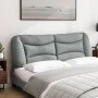 Cabecero de cama acolchado tela gris claro 160 cm de , Cabeceros y pies de cama - Ref: Foro24-374588, Precio: 66,22 €, Descue...