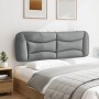Gepolstertes Kopfteil aus hellgrauem Stoff, 160 cm von , Kopf- und Fußteile - Ref: Foro24-374588, Preis: 66,78 €, Rabatt: %