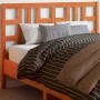 Cabecero de cama madera maciza de pino marrón cera 135 cm de , Cabeceros y pies de cama - Ref: Foro24-844190, Precio: 39,78 €...