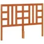 Cabecero de cama madera maciza de pino marrón cera 135 cm de , Cabeceros y pies de cama - Ref: Foro24-844190, Precio: 39,78 €...