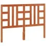 Cabecero de cama madera maciza de pino marrón cera 135 cm de , Cabeceros y pies de cama - Ref: Foro24-844190, Precio: 39,78 €...