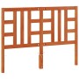 Cabecero de cama madera maciza de pino marrón cera 135 cm de , Cabeceros y pies de cama - Ref: Foro24-844190, Precio: 40,17 €