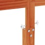 Cabecero de cama madera maciza de pino marrón cera 135 cm de , Cabeceros y pies de cama - Ref: Foro24-844190, Precio: 40,17 €