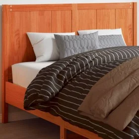 Cabecero de cama madera maciza de pino marrón cera 150 cm de , Cabeceros y pies de cama - Ref: Foro24-844242, Precio: 51,95 €...