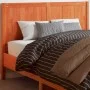 Cabecero de cama madera maciza de pino marrón cera 150 cm de , Cabeceros y pies de cama - Ref: Foro24-844242, Precio: 51,93 €...