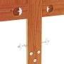 Bettkopfteil aus massivem, wachsbraunem Kiefernholz, 150 cm von , Kopf- und Fußteile - Ref: Foro24-844242, Preis: 51,95 €, Ra...