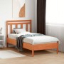 Bettkopfteil aus massivem, wachsbraunem Kiefernholz, 100 cm von , Kopf- und Fußteile - Ref: Foro24-844178, Preis: 29,79 €, Ra...