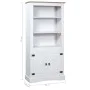 Corona Range sideboard in white Mexican pine 80x40x170 cm by vidaXL, Lockers and storage cabinets - Ref: Foro24-282624, Price...