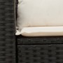 2-Sitzer-Gartensofa mit schwarzen synthetischen Rattankissen von , Outdoor-Sofas - Ref: Foro24-366017, Preis: 162,36 €, Rabat...