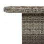 Synthetic rattan and gray acacia wood garden table 80x80x71 cm by , Garden tables - Ref: Foro24-368270, Price: 135,29 €, Disc...