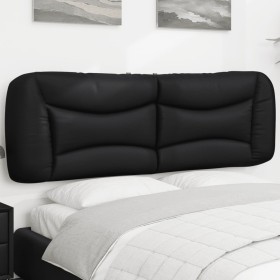 Black synthetic leather padded bed headboard 160 cm by , Headboards and footboards - Ref: Foro24-374595, Price: 73,70 €, Disc...