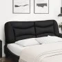 Black synthetic leather padded bed headboard 160 cm by , Headboards and footboards - Ref: Foro24-374595, Price: 82,98 €, Disc...