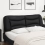 Gepolstertes Bettkopfteil aus schwarzem Kunstleder, 160 cm von , Kopf- und Fußteile - Ref: Foro24-374595, Preis: 73,70 €, Rab...
