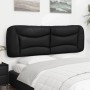 Gepolstertes Bettkopfteil aus schwarzem Kunstleder, 160 cm von , Kopf- und Fußteile - Ref: Foro24-374595, Preis: 73,70 €, Rab...