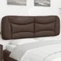 Gepolstertes Bettkopfteil aus braunem Kunstleder, 160 cm von , Kopf- und Fußteile - Ref: Foro24-374597, Preis: 88,68 €, Rabat...