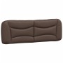 Brown synthetic leather padded bed headboard 160 cm by , Headboards and footboards - Ref: Foro24-374597, Price: 89,94 €, Disc...