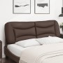 Brown synthetic leather padded bed headboard 160 cm by , Headboards and footboards - Ref: Foro24-374597, Price: 89,94 €, Disc...