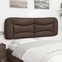 Gepolstertes Bettkopfteil aus braunem Kunstleder, 160 cm von , Kopf- und Fußteile - Ref: Foro24-374597, Preis: 88,68 €, Rabat...