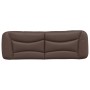 Brown synthetic leather padded bed headboard 160 cm by , Headboards and footboards - Ref: Foro24-374597, Price: 89,94 €, Disc...