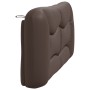 Brown synthetic leather padded bed headboard 160 cm by , Headboards and footboards - Ref: Foro24-374597, Price: 89,94 €, Disc...