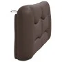 Gepolstertes Bettkopfteil aus braunem Kunstleder, 160 cm von , Kopf- und Fußteile - Ref: Foro24-374597, Preis: 88,68 €, Rabat...