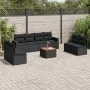 8-piece garden sofa set and black synthetic rattan cushions by , Garden sets - Ref: Foro24-3224081, Price: 522,18 €, Discount: %