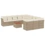 12-teiliges Gartensofa-Set und braune synthetische Rattankissen von , Gartensets - Ref: Foro24-3223909, Preis: 782,80 €, Raba...