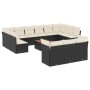 14-piece garden sofa set with black synthetic rattan cushions by , Garden sets - Ref: Foro24-3223921, Price: 768,70 €, Discou...