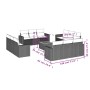 Gartensofa-Set mit Kissen, 13-teilig, beiges synthetisches Rattan von , Gartensets - Ref: Foro24-3224057, Preis: 883,46 €, Ra...