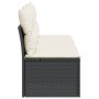 3-seater garden sofa with PE rattan cushions in black by , Outdoor sofas - Ref: Foro24-366015, Price: 152,91 €, Discount: %