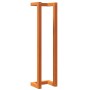 Waxed brown solid pine wood towel rack 23x18x90 cm by , Towel racks - Ref: Foro24-844474, Price: 23,56 €, Discount: %