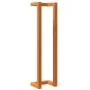Waxed brown solid pine wood towel rack 23x18x90 cm by , Towel racks - Ref: Foro24-844474, Price: 23,23 €, Discount: %