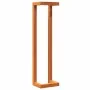 Waxed brown solid pine wood towel rack 23x18x90 cm by , Towel racks - Ref: Foro24-844474, Price: 23,23 €, Discount: %