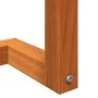 Waxed brown solid pine wood towel rack 23x18x90 cm by , Towel racks - Ref: Foro24-844474, Price: 23,23 €, Discount: %