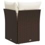 Garden corner sofa with brown synthetic rattan cushions by , Outdoor sofas - Ref: Foro24-366200, Price: 92,57 €, Discount: %