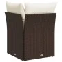 Garden corner sofa with brown synthetic rattan cushions by , Outdoor sofas - Ref: Foro24-366200, Price: 90,97 €, Discount: %