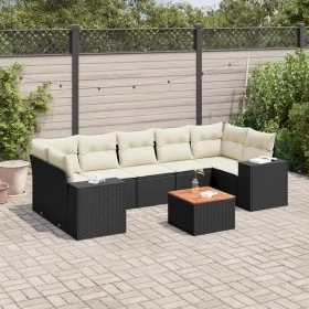 8-piece garden sofa set and black synthetic rattan cushions by , Garden sets - Ref: Foro24-3257687, Price: 500,98 €, Discount: %