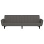 Dunkelgraues 2-Sitzer-Schlafsofa aus Samt von , Sofas - Ref: Foro24-375859, Preis: 274,32 €, Rabatt: %