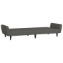 Dunkelgraues 2-Sitzer-Schlafsofa aus Samt von , Sofas - Ref: Foro24-375859, Preis: 274,32 €, Rabatt: %