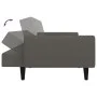 Dark gray velvet 2-seater sofa bed by , Sofas - Ref: Foro24-375859, Price: 269,54 €, Discount: %