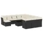 Gartensofa- und Kissenset 13-teilig aus schwarzem synthetischem Rattan von , Gartensets - Ref: Foro24-3250475, Preis: 786,91 ...