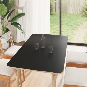 Pegatina de mueble autoadhesiva PVC negro mate 90x500 cm