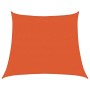 Toldo de vela trapecio HDPE naranja 160 g/m² 4/5x4 m