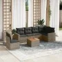 Set de sofás de jardín 7 piezas con cojines ratán PE gris de , Conjuntos de jardín - Ref: Foro24-3224149, Precio: 411,16 €, D...
