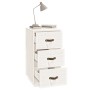 Massivholz Nachttisch aus weißer Kiefer 40x40x75 cm von vidaXL, Nachttische - Ref: Foro24-818337, Preis: 79,32 €, Rabatt: %