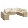 9-piece garden sofa set with beige synthetic rattan cushions by , Garden sets - Ref: Foro24-3219138, Price: 658,05 €, Discoun...