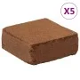 Coconut fiber blocks 5 units 5 kg each 25 kg total by , Earth and sand - Ref: Foro24-155730, Price: 88,33 €, Discount: %