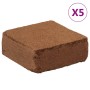 Kokosfaserblöcke 5 Einheiten à 5 kg, insgesamt 25 kg von , Erde und Sand - Ref: Foro24-155730, Preis: 79,45 €, Rabatt: %