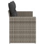 Gartensofa mit Kissen, 2-Sitzer, graues synthetisches Rattan von , Outdoor-Sofas - Ref: Foro24-366140, Preis: 165,19 €, Rabat...