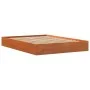 Bettgestell aus massivem, wachsbraunem Kiefernholz, 140 x 200 cm von , Betten und Lattenroste - Ref: Foro24-844818, Preis: 12...